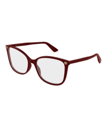 Gucci Eyeglasses GG0026O 031 Burgundy