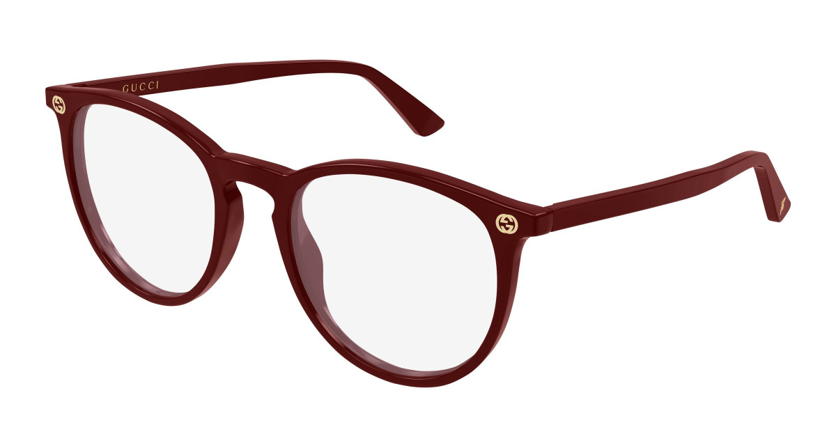 Gucci Eyeglasses GG0027O 021 Burgundy