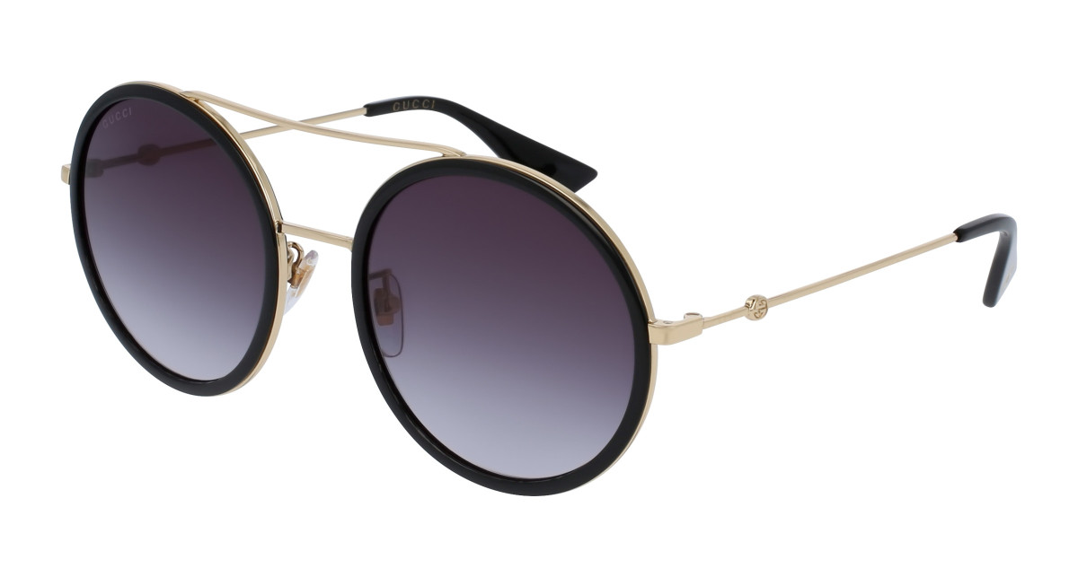 Gucci Sunglasses GG0061S 001 Gold