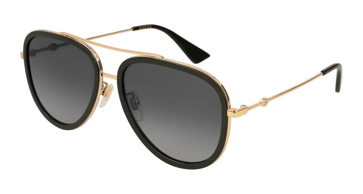 Gucci Sunglasses GG0062S 011 Gold