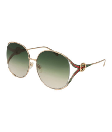 Gucci Sunglasses GG0225S 003 Gold
