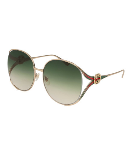 Gucci Sunglasses GG0225S 003 Gold