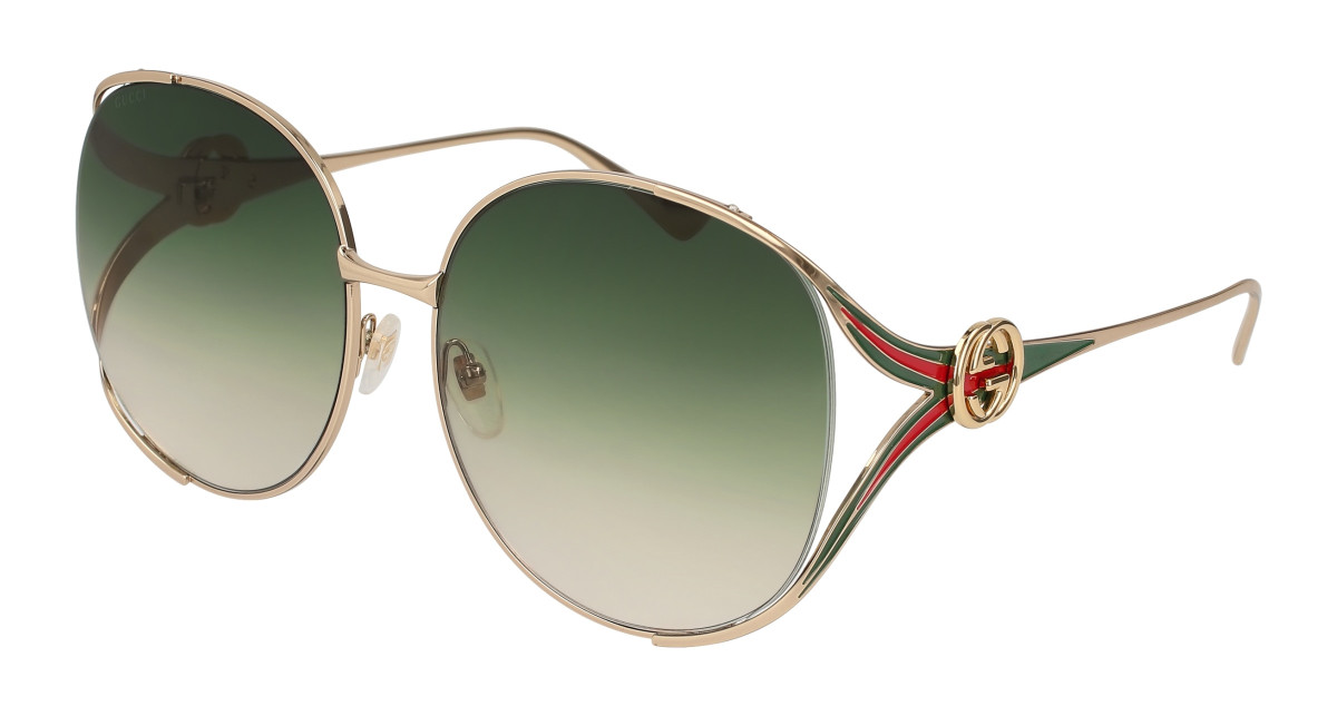 Gucci Sunglasses GG0225S 003 Gold