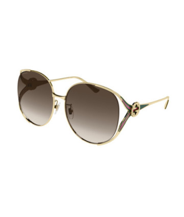 Gucci Sunglasses GG0225S 007 Gold