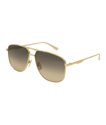 Gucci Sunglasses GG0336S 001 Gold