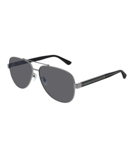 Gucci Sunglasses GG0528S 007 Ruthenium