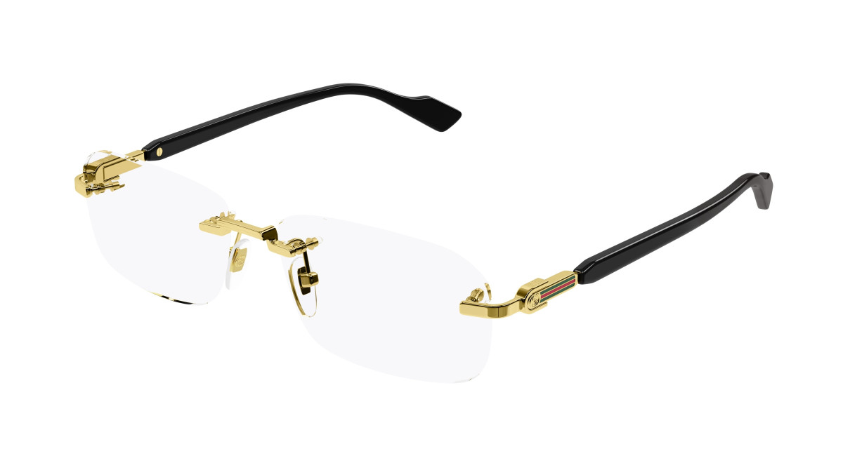 Gucci Eyeglasses GG1221O 001 Gold