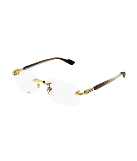 Gucci Eyeglasses GG1221O 002 Gold