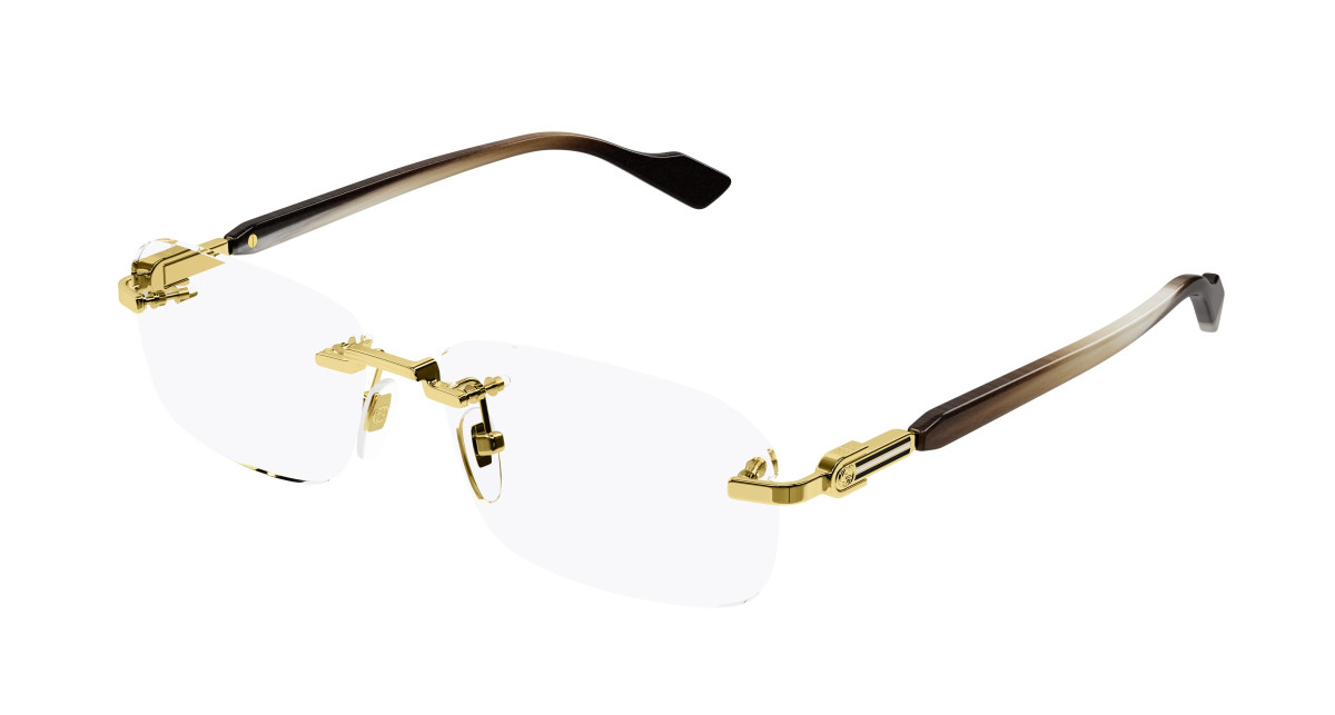 Gucci Eyeglasses GG1221O 002 Gold