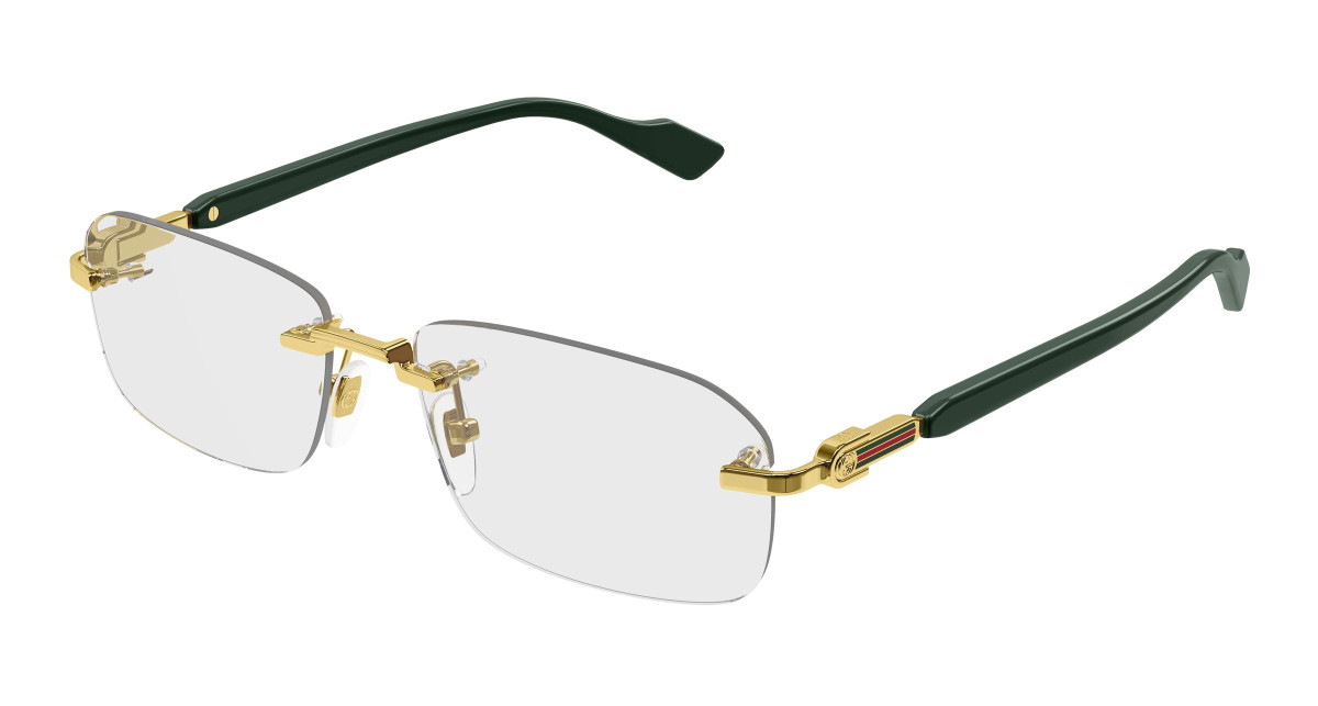 Gucci Eyeglasses GG1221O 005 Gold