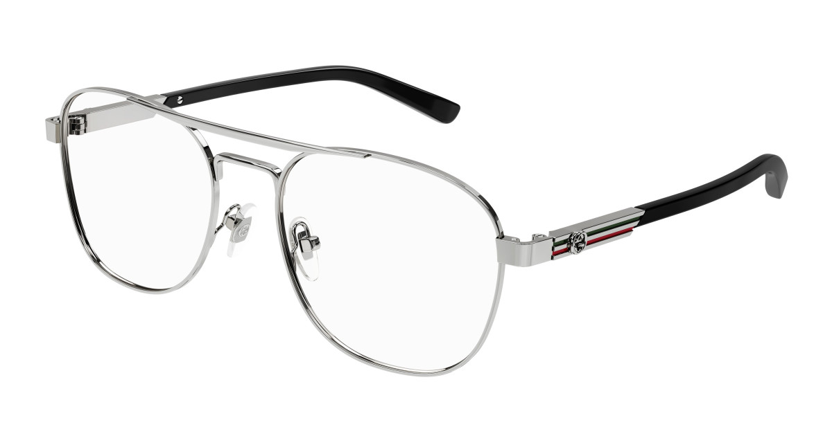Gucci Eyeglasses GG1290O 001 Ruthenium