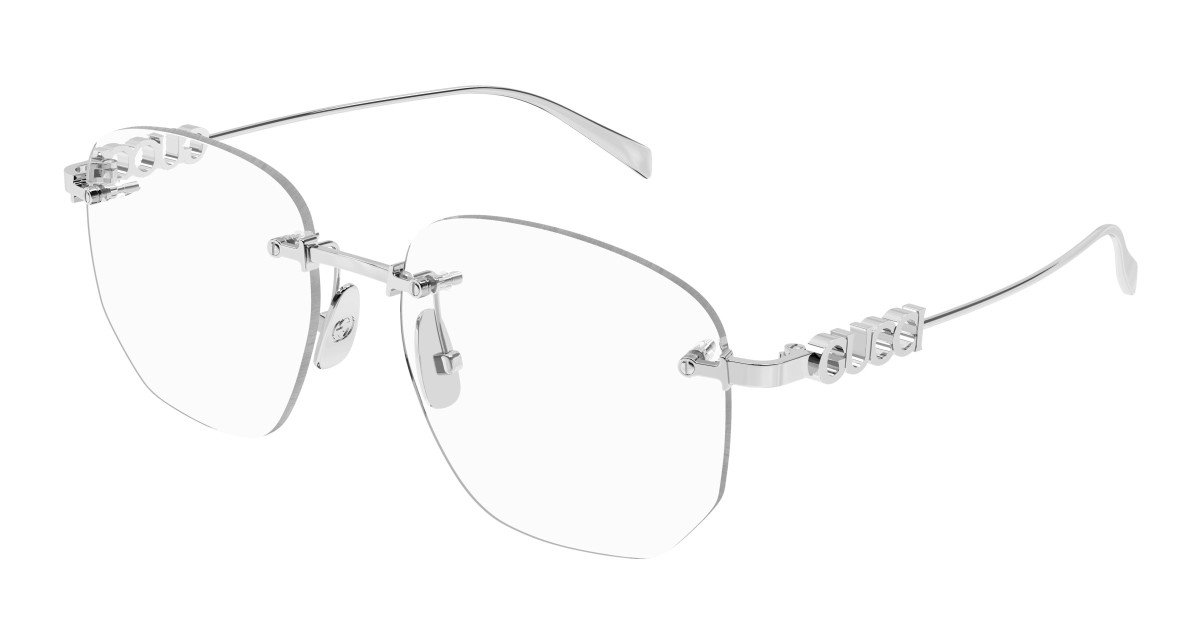 Gucci Eyeglasses GG1806O 004 Silver
